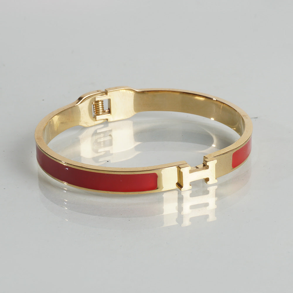 Womens Golden And Red Branded Kara H