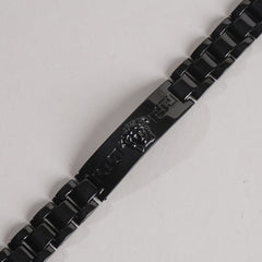 Mens Black Chain Bracelet V