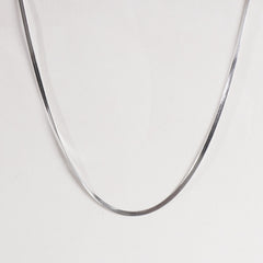 Silver Neck Casual Chain 3mm