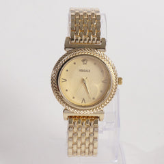 Womens Golden Chain Wrist Watch V