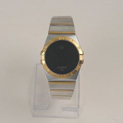 Two Tone Chain Digital LED Watch Silver Golden