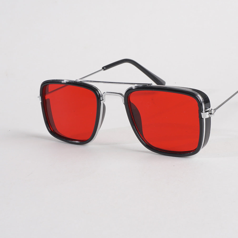 KIDS Metal Sunglasses Frame Red Shade