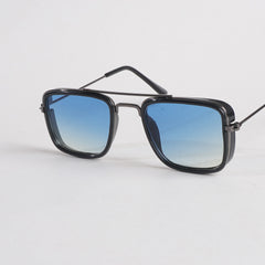 KIDS Metal Sunglasses Frame L-Blue Shade