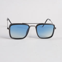 KIDS Metal Sunglasses Frame L-Blue Shade