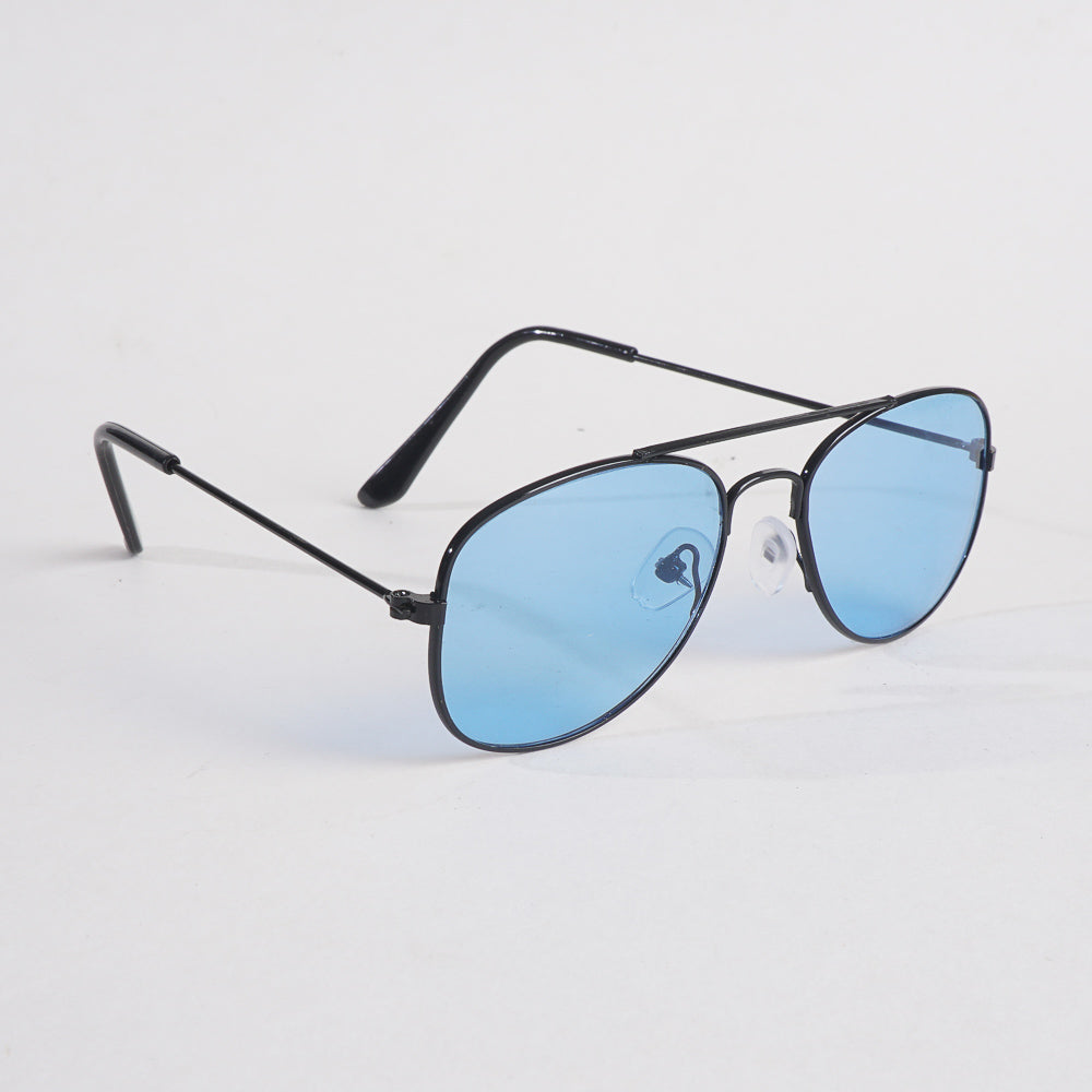 KIDS Metal Sunglasses Frame L-Blue Shade