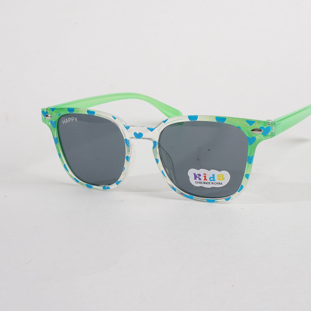 KIDS Sunglasses Green Frame With Black Shade