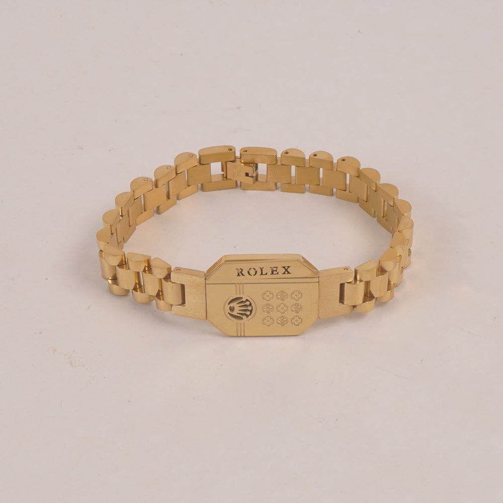 Mens Golden Chain Bracelet R