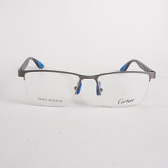 Black & Blue Metal Optical Frame For Men & Women