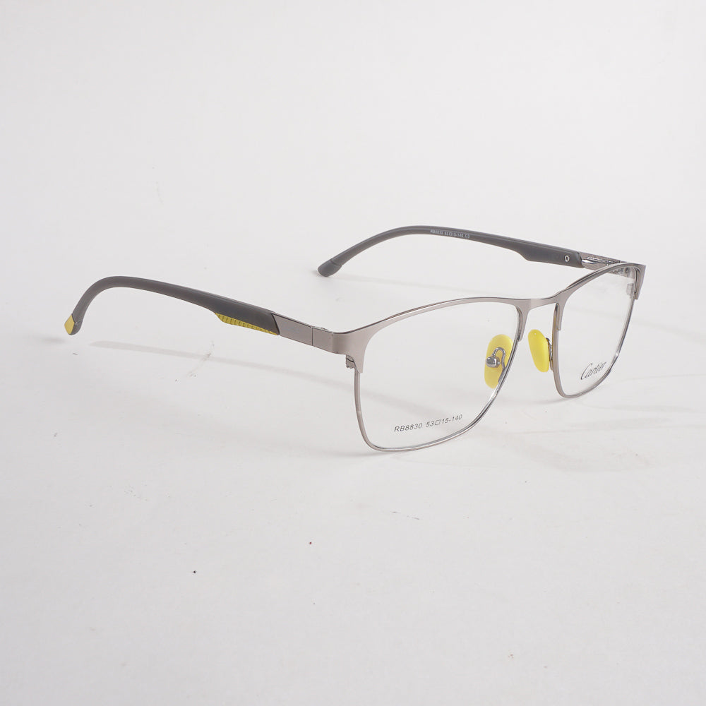 Silver Metal Optical Frame For Men & Women