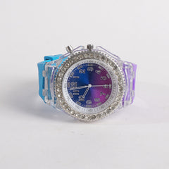Girls Multicolour Rubber Straps Wrist Watch
