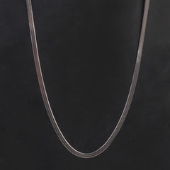 Silver Neck Casual Chain 4mm