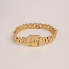 Mens Golden Chain Bracelet