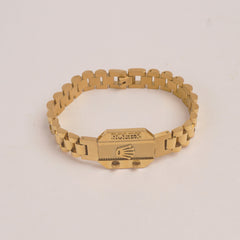 Mens Golden Chain Bracelet