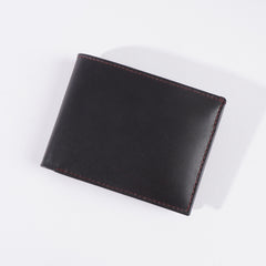 Genuine leather Wallet For Men Dark Brown