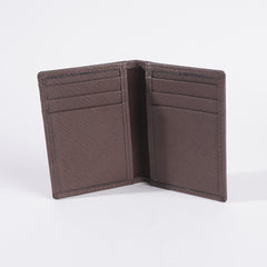 Genuine Leather Bifold Slim Credit Card Holder