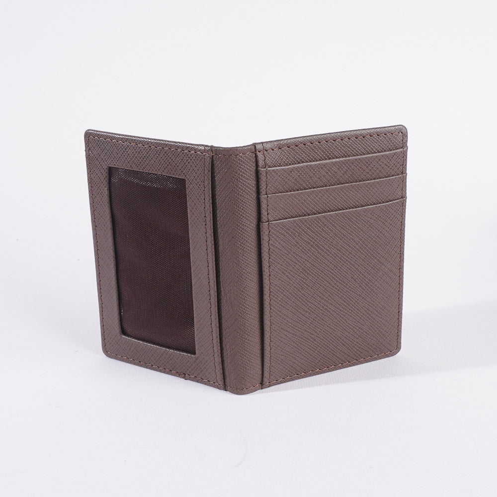 Genuine Leather Bifold Slim Credit Card Holder