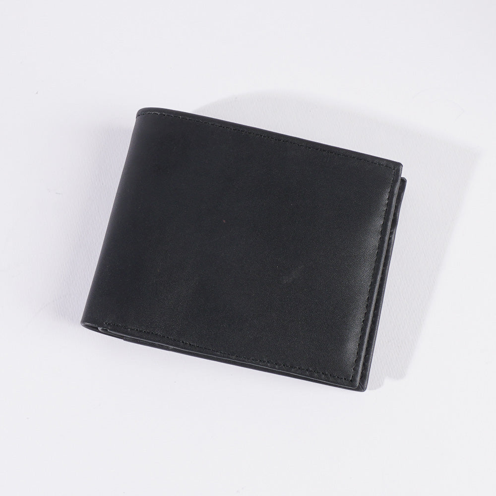 Genuine leather Wallet For Men Dark Black