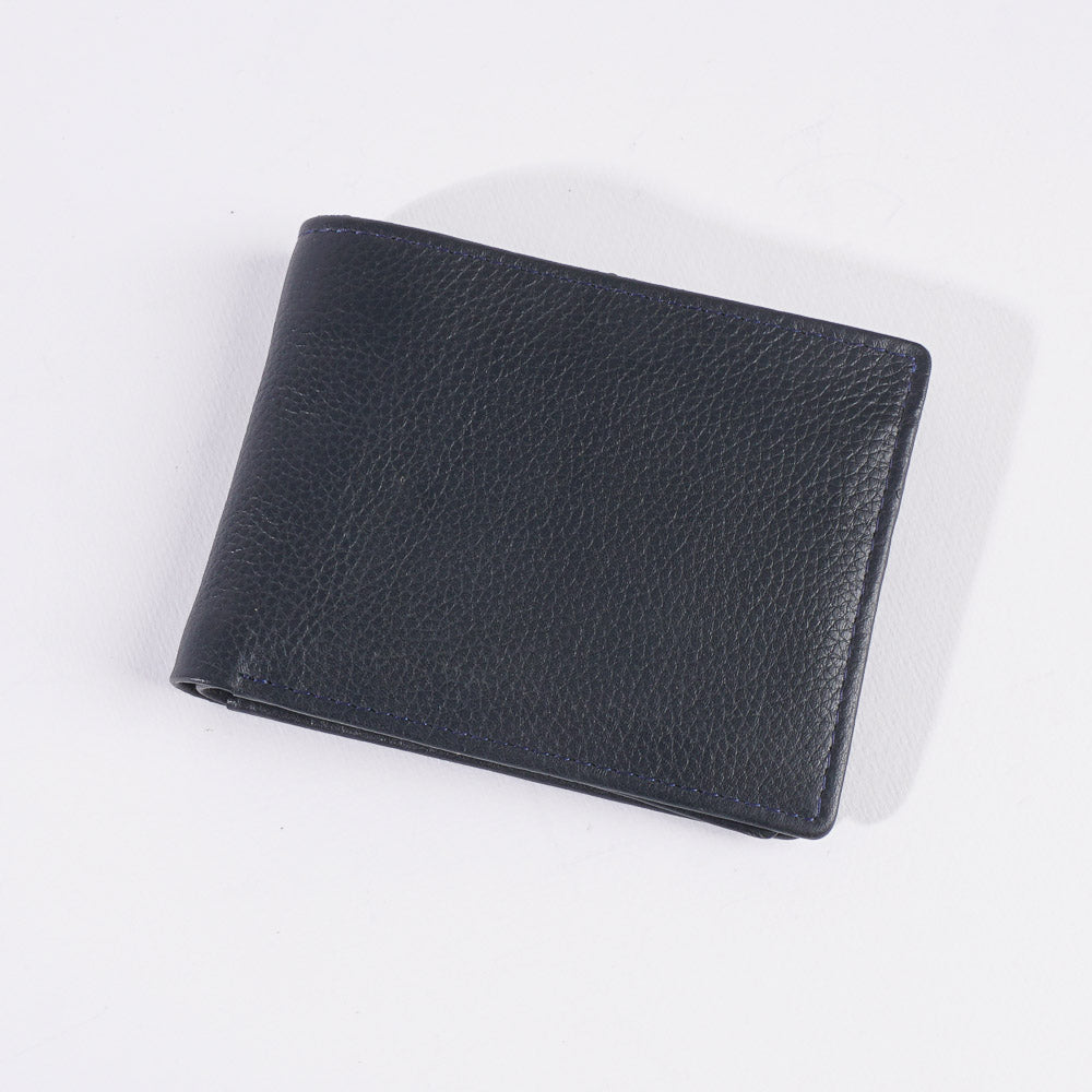 Genuine leather Wallet For Men Dark Blue