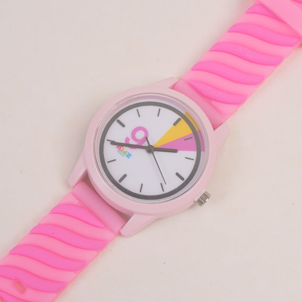 Kids Analogue Watch Pink