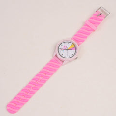 Kids Analogue Watch Pink