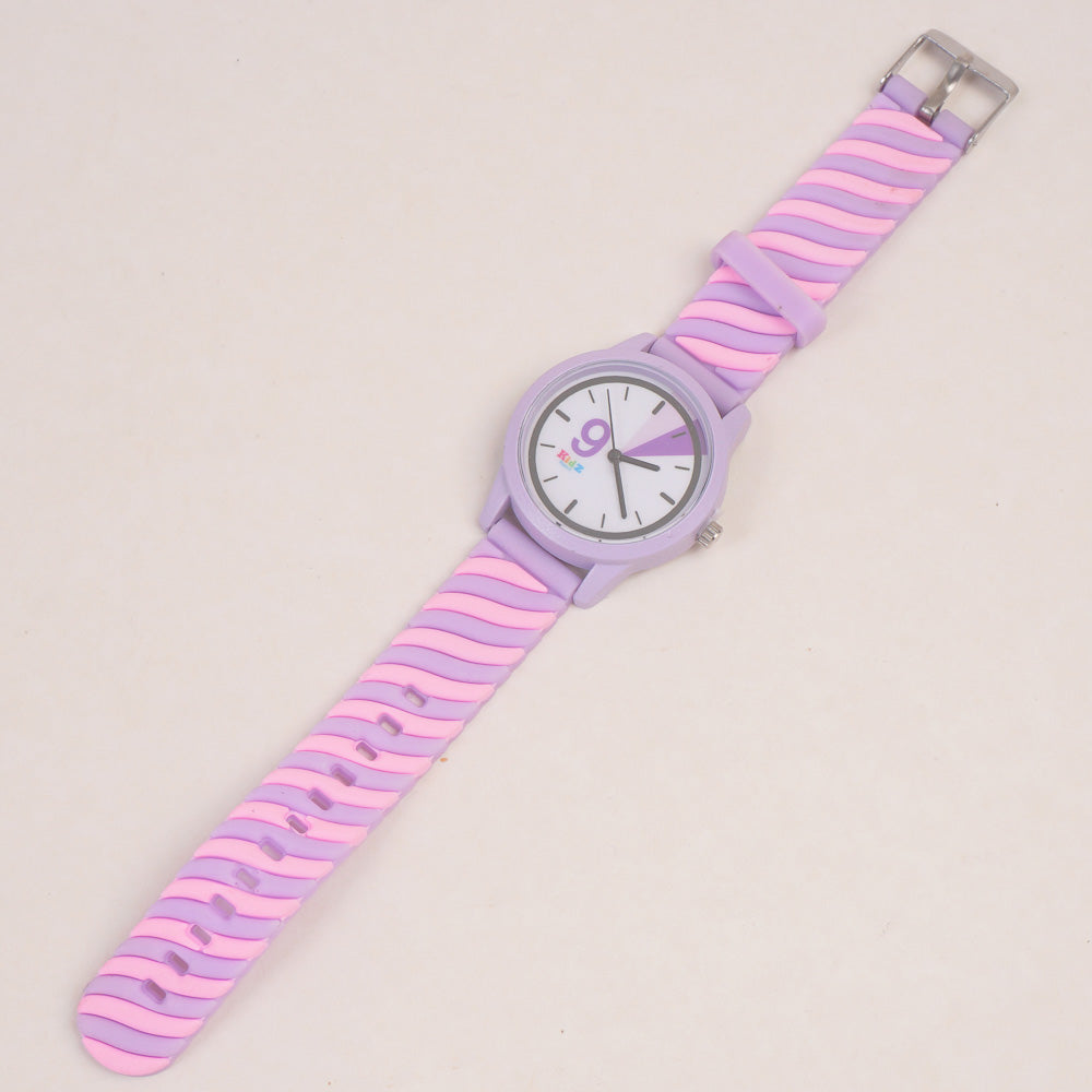 Kids Analogue Watch Purple