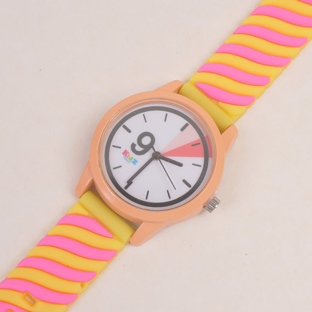 Kids Analogue Watch Yellow