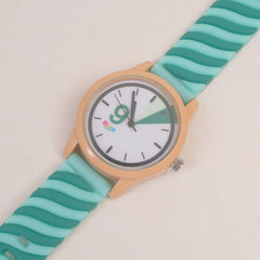 Kids Analogue Watch Green