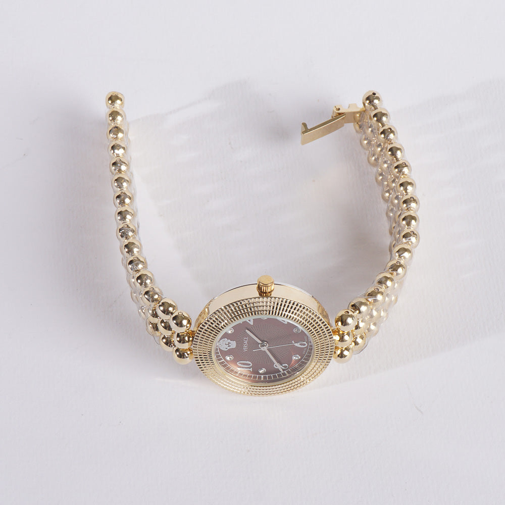 Copper Watch Chain Womens Golden Chain Watch Copper Color – Thebuyspot.com