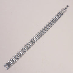 Mens Sliver Chain Bracelet 12mm