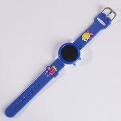 Digital LED KIDS Wrist Watch Blue Fish Design