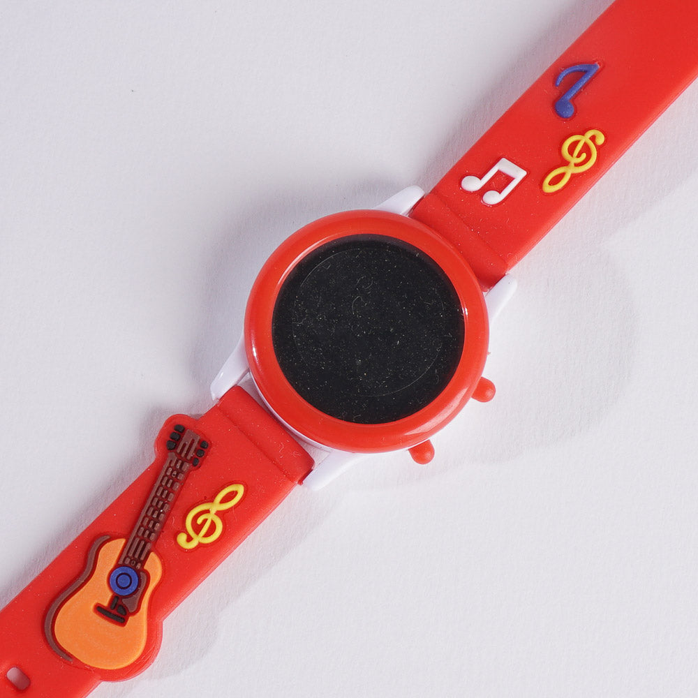 Digital LED KIDS Wrist Watch Red Music