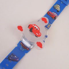 Spinner Watch For KIDS Blue Car