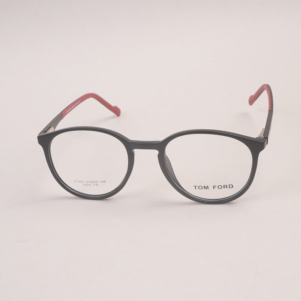 Black Red Optical Frame For Man & Woman 21303