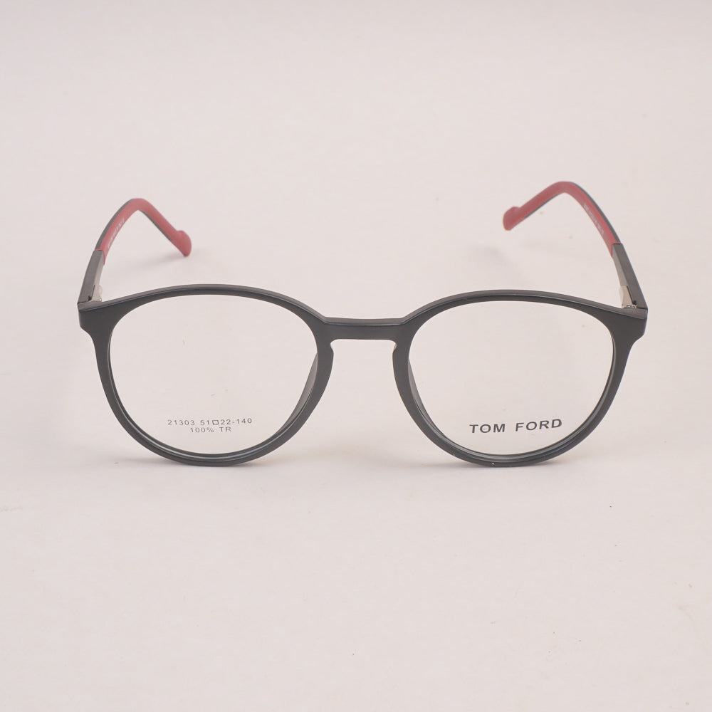 Black Red Optical Frame For Man & Woman 21303