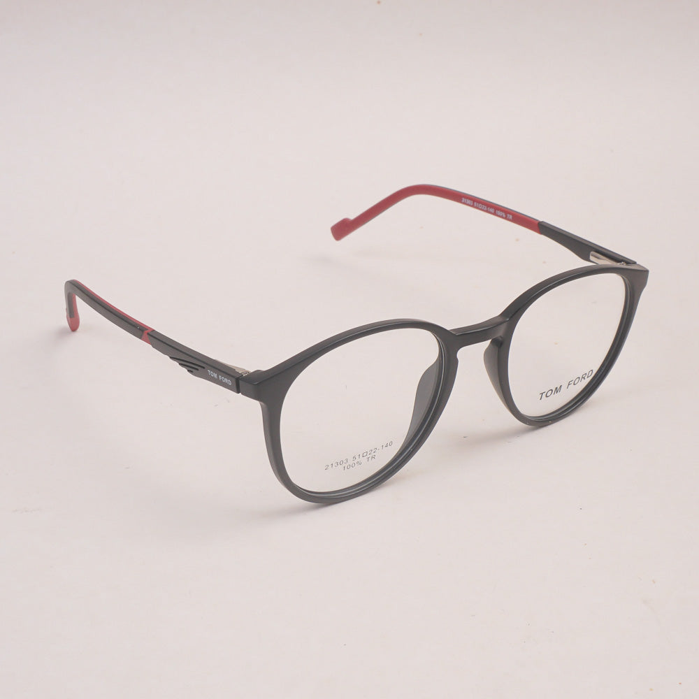 Black Red Optical Frame For Man & Woman 21303