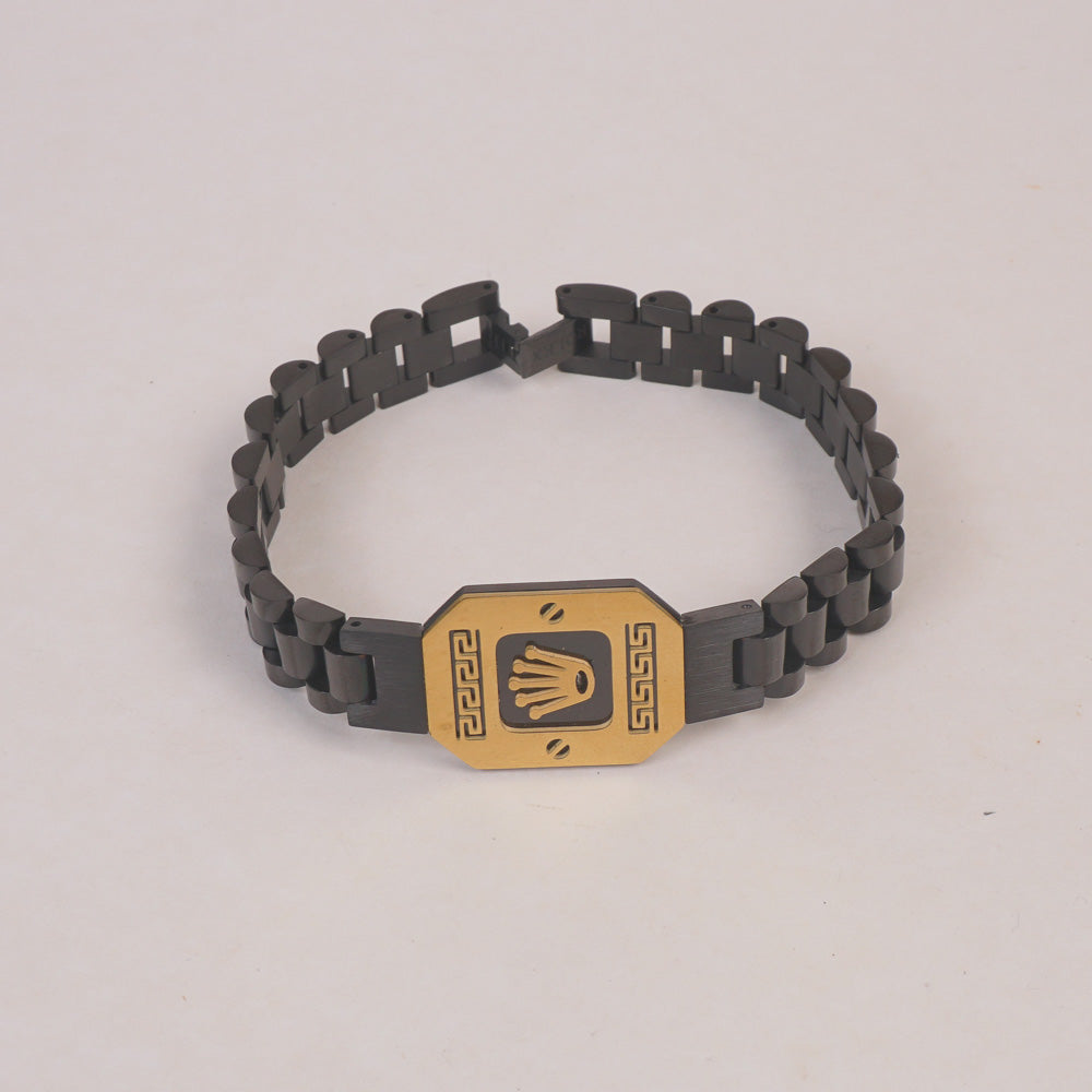 Mens Black Chain Bracelet R