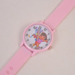 Kids Analogue Watch Light Pink