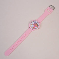 Kids Analogue Watch Light Pink