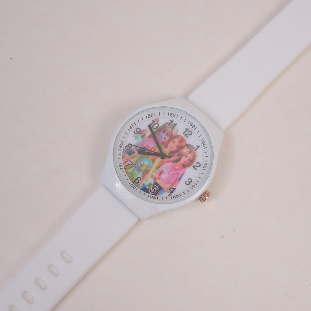 Kids Analogue Watch White