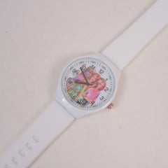 Kids Analogue Watch White