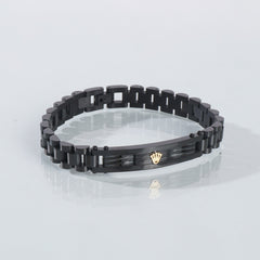 Mens Black Chain Bracelet R