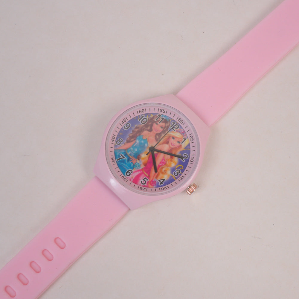 Kids Analogue Watch Light Pink