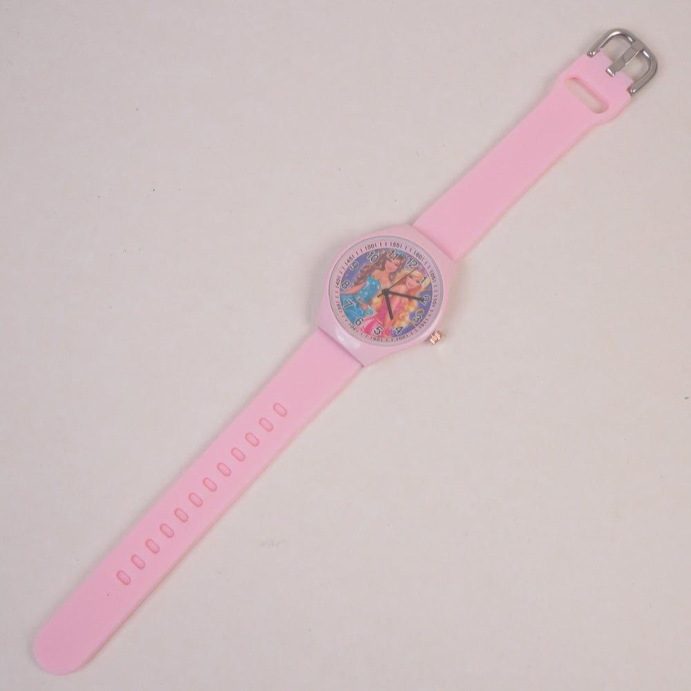 Kids Analogue Watch Light Pink