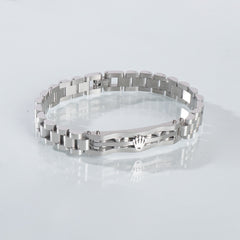 Mens Silver Chain Bracelet R