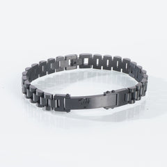 Mens Black Chain Bracelet R