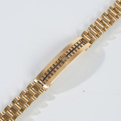 Mens Golden Chain Bracelet R