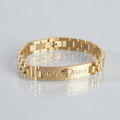 Mens Golden Chain Bracelet V