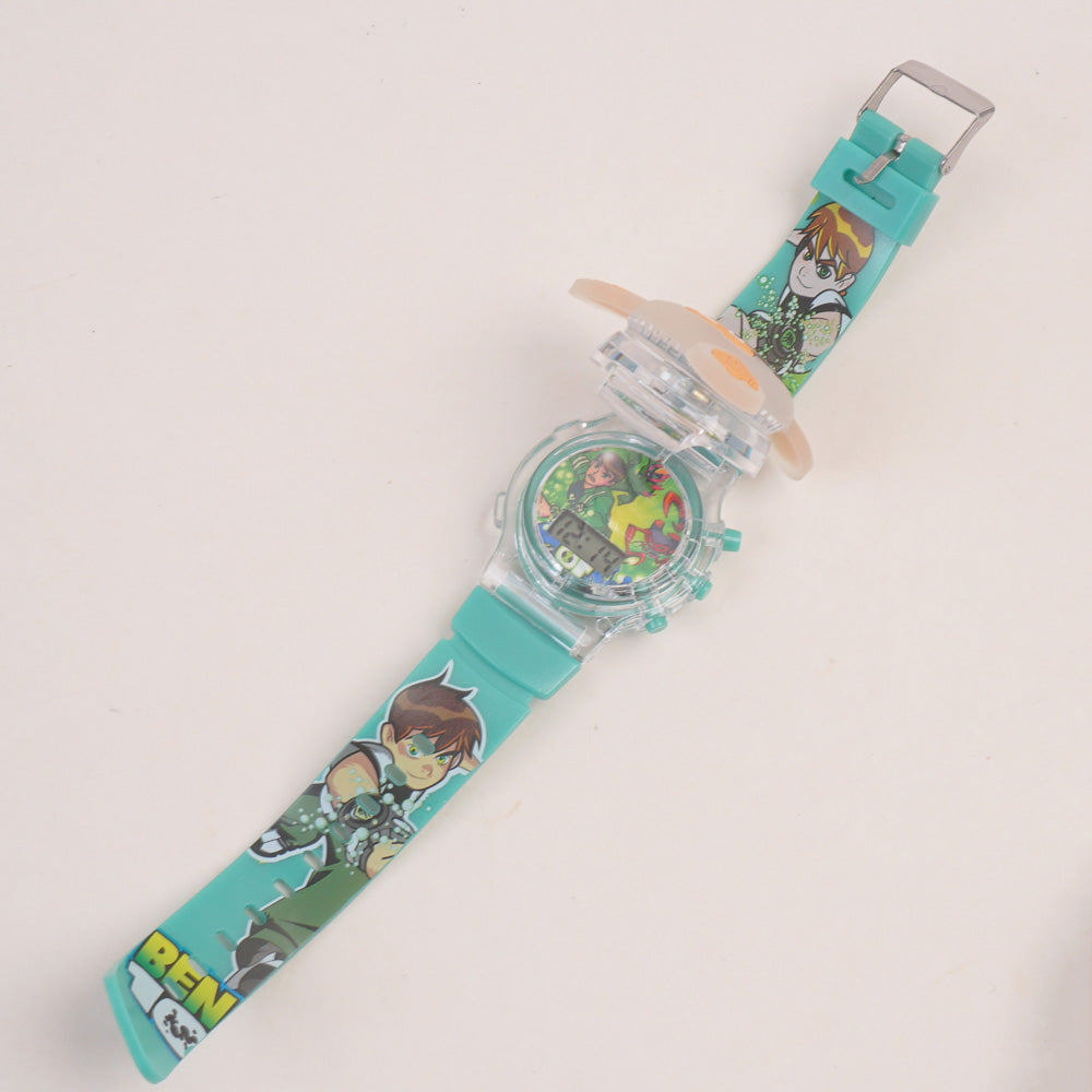 Spinner Watch For KIDS Green B-10