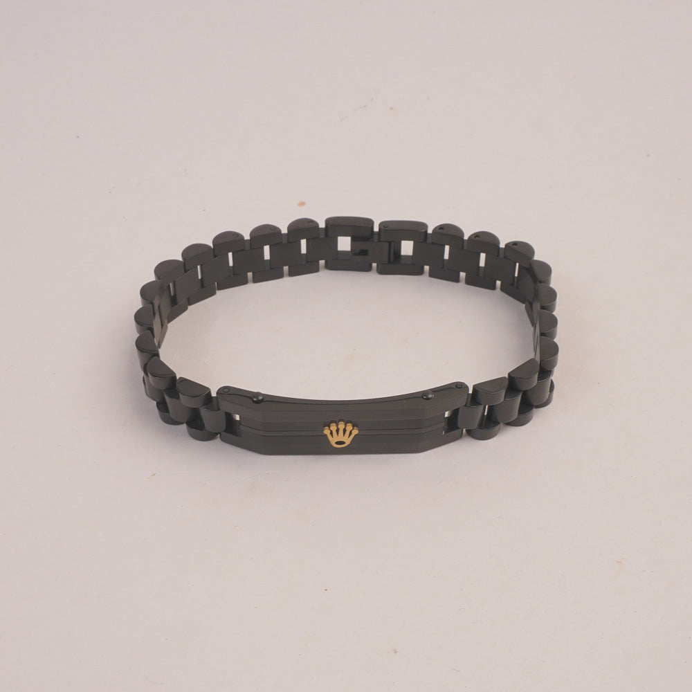 Mens Black Chain Bracelet R