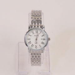 Silver Chain Womans Watch White Dial 8009-3